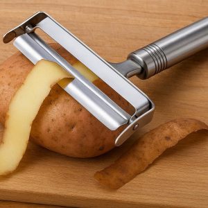 Wide Blade Potato Peeler for Fast and Efficient Vegetable Peeling