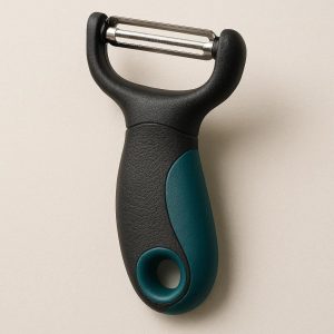 Ergonomic Rotary Peeler with Comfort Grip for Arthritic Hands