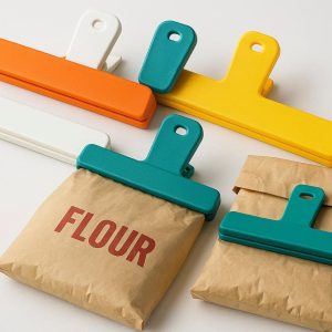 Large Size Bag Clips for Bulk Food Storage and Flour Bags