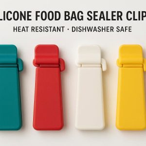 Silicone Food Bag Sealer Clips Heat Resistant and Dishwasher Safe