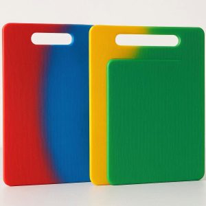 Plastic Color Coded Cutting Boards Set for Food Safety